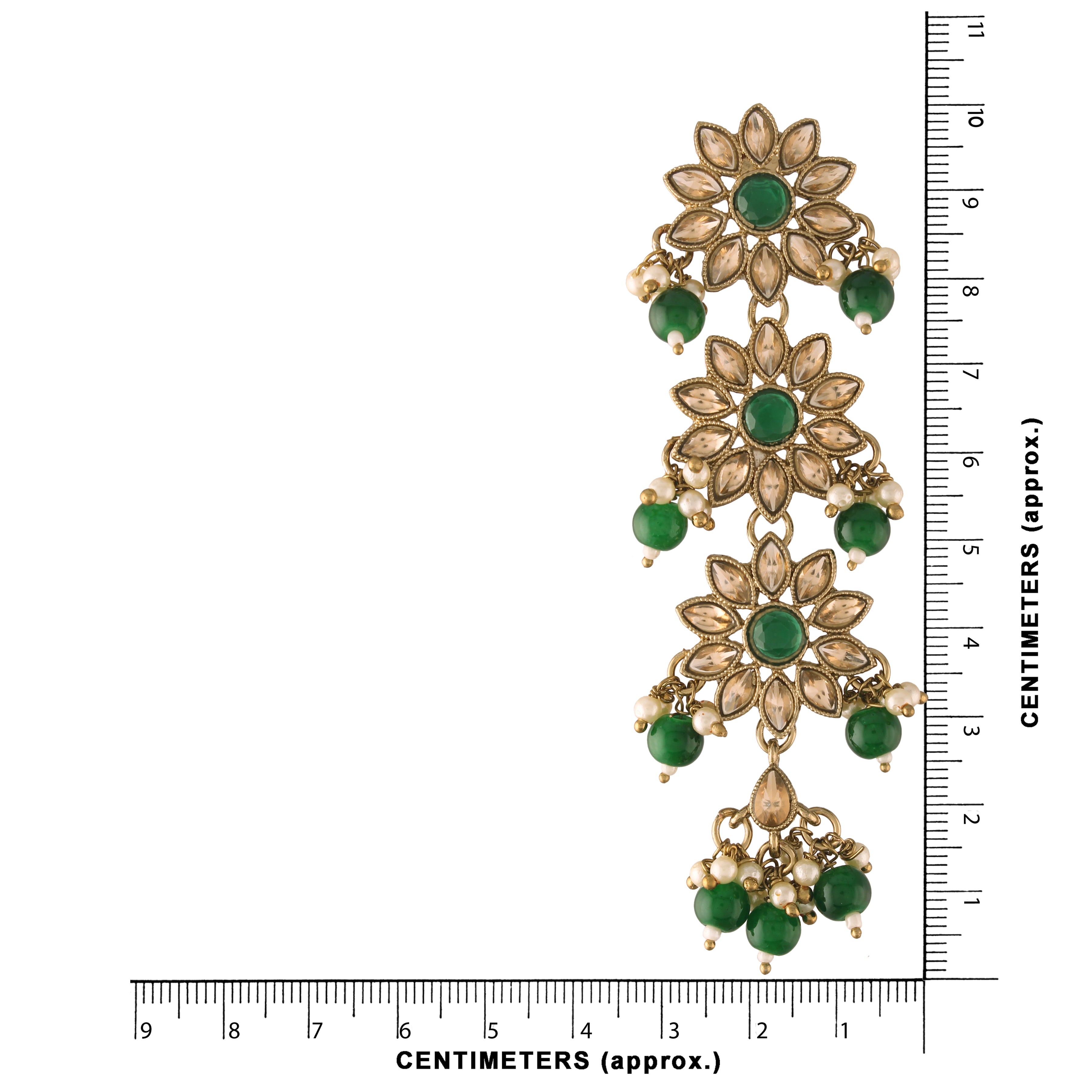 AAYNA GREEN EARRINGS