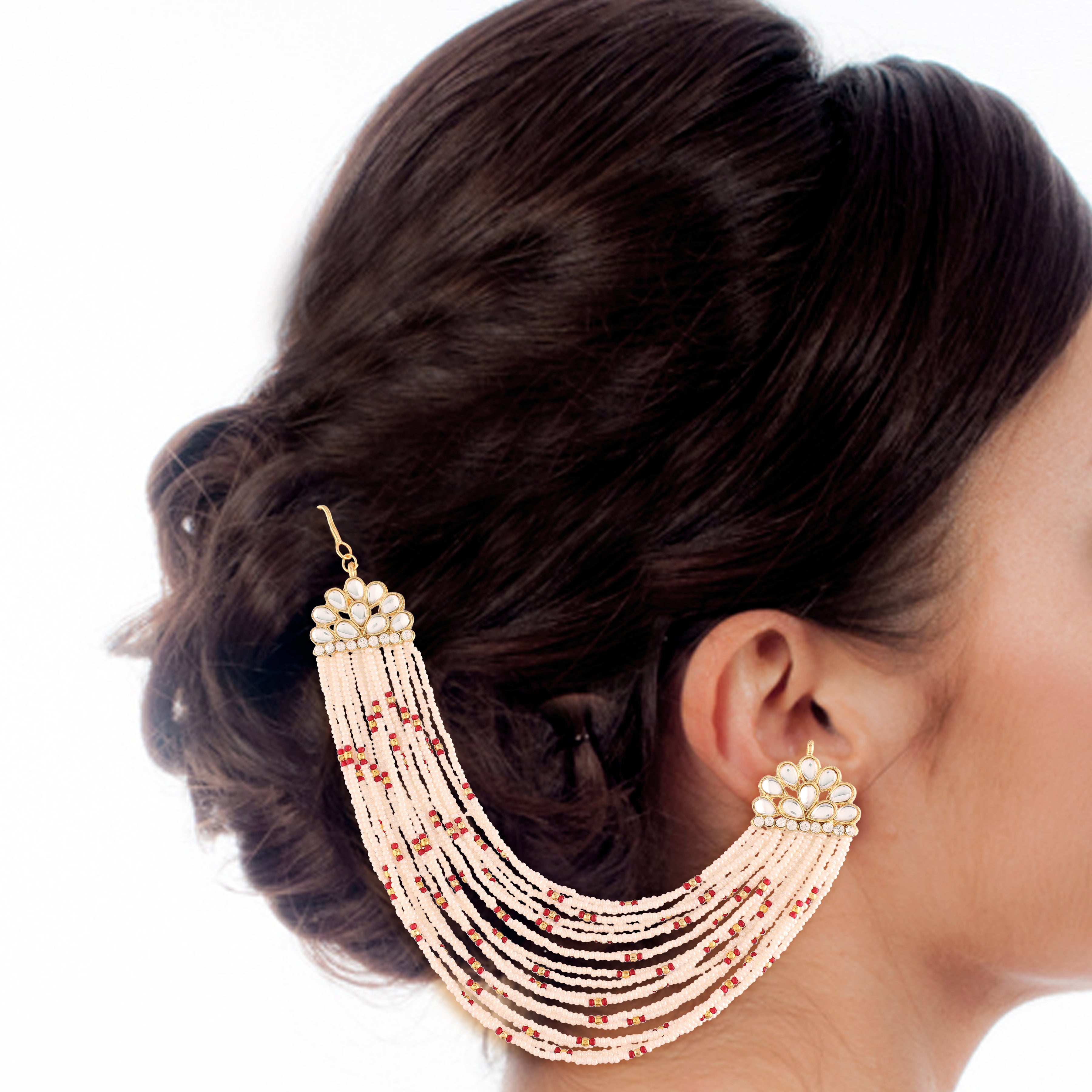 PRALAMBIKA Maroon Earrings