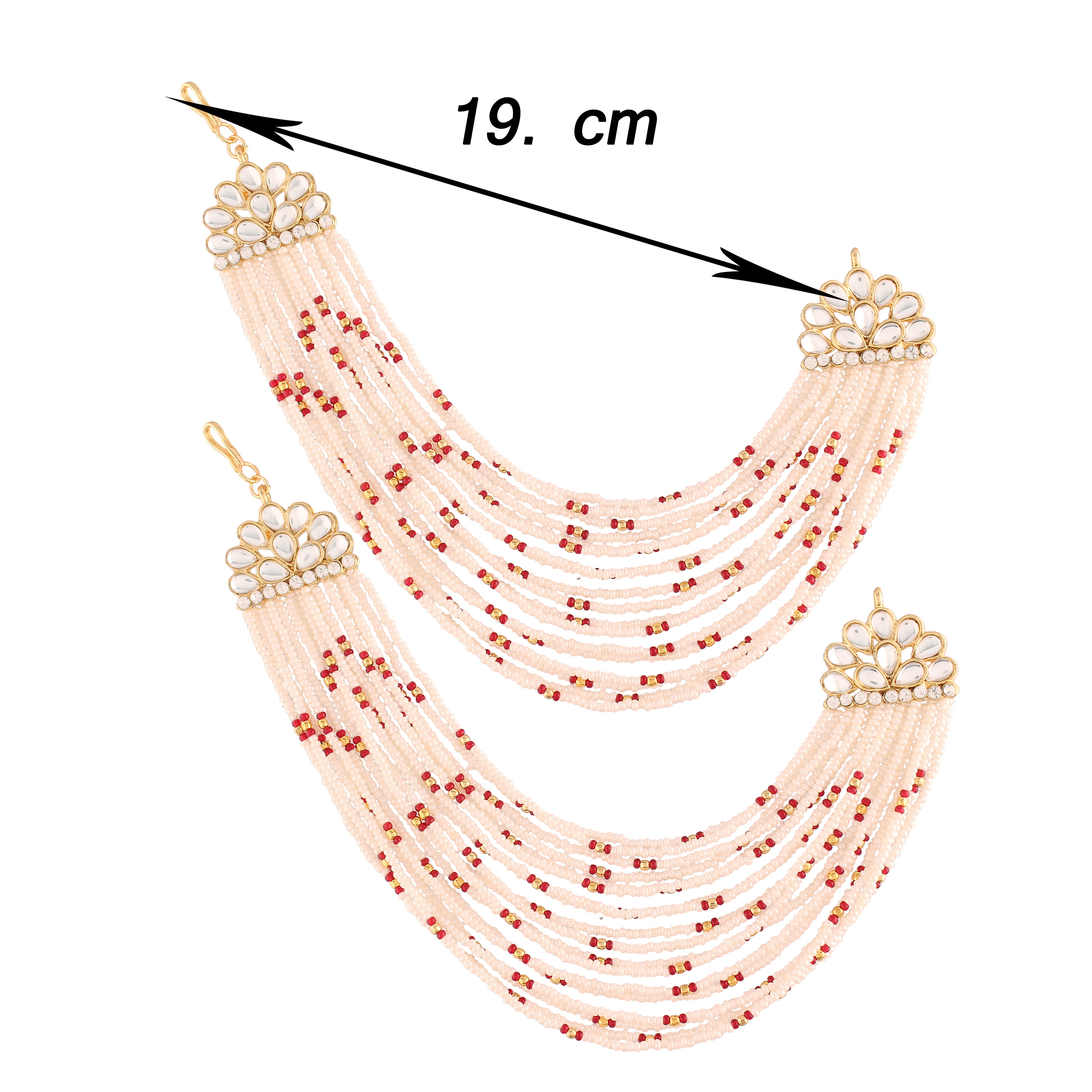 PRALAMBIKA Maroon Earrings