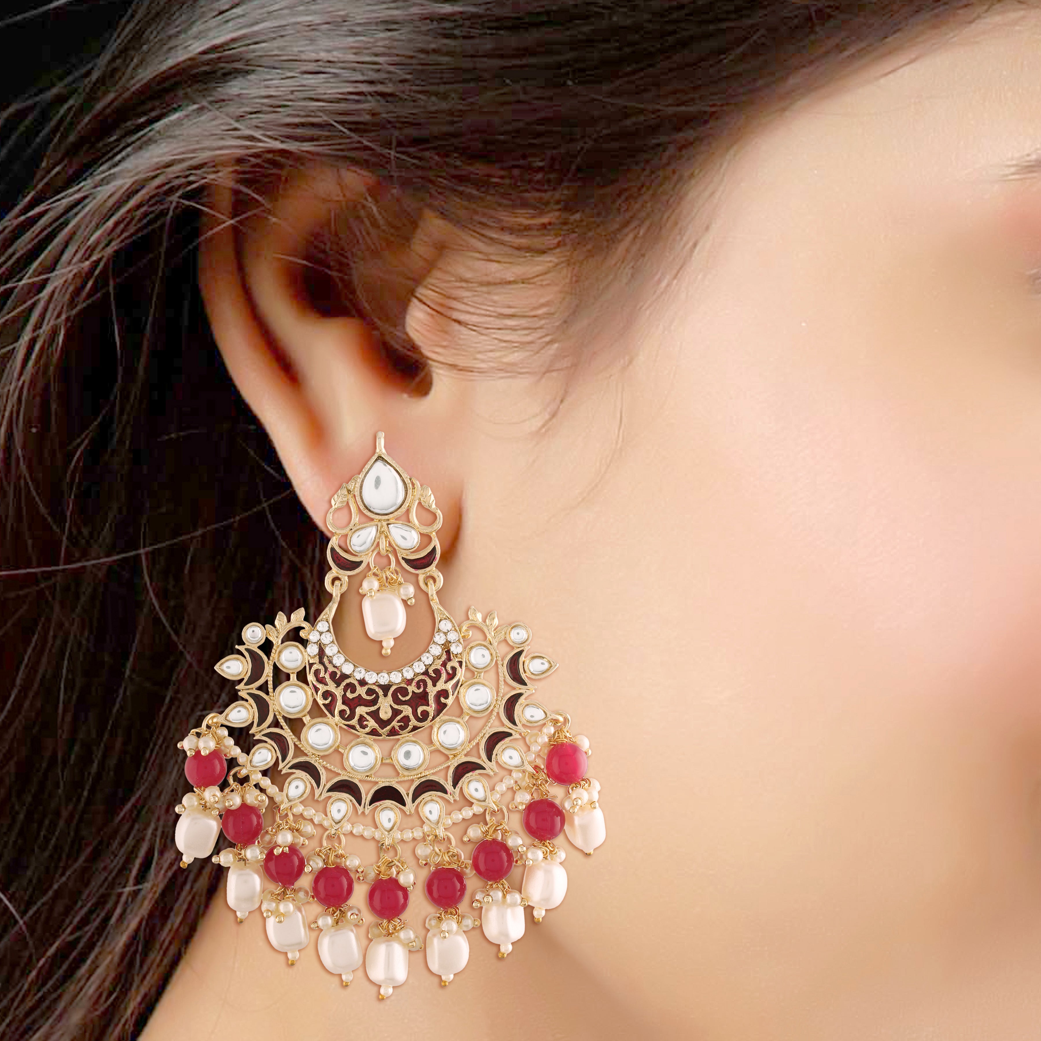 Danah Red Earrings