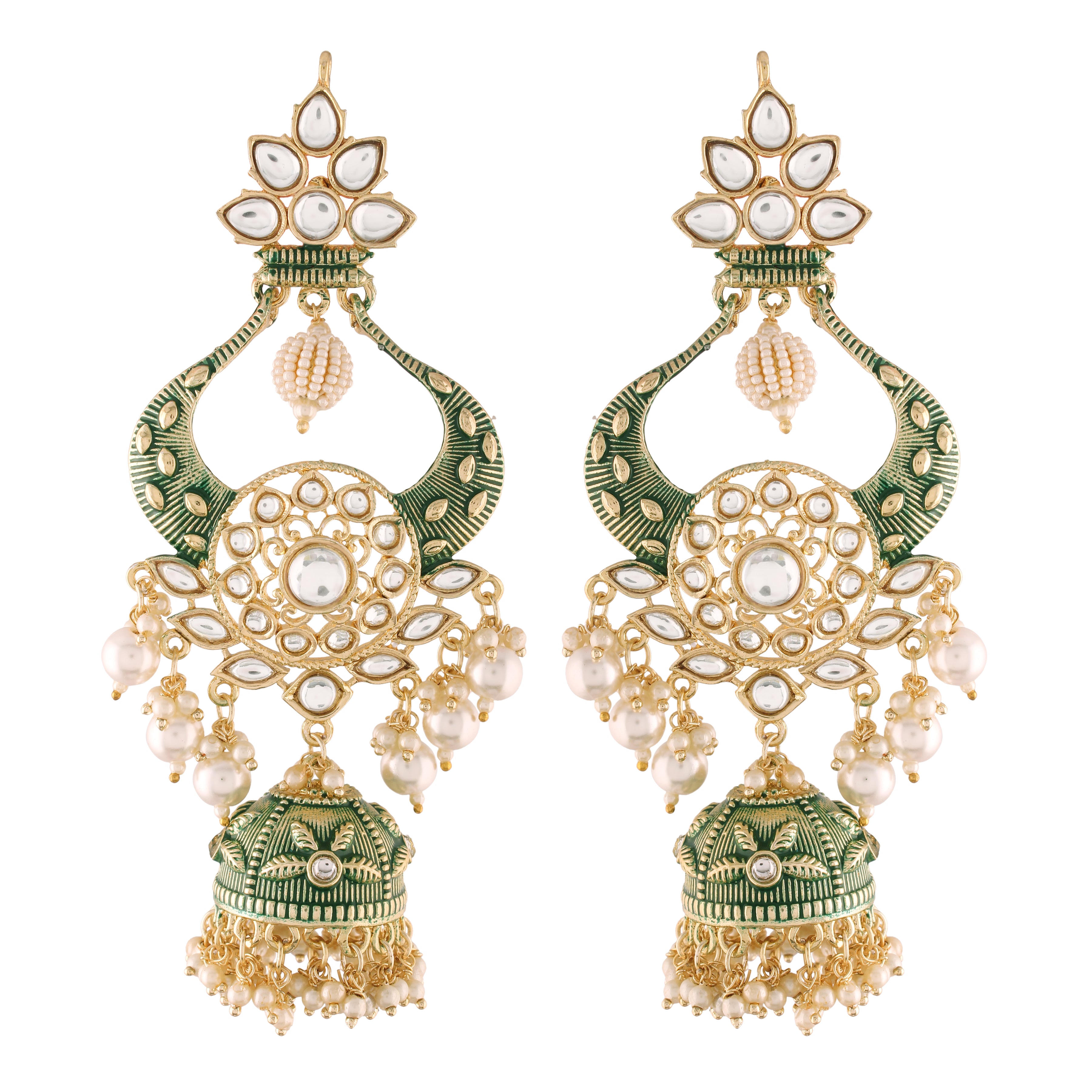 Gulnar Green Earrings
