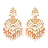 Pihu Peach Earrings