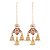 Eliza Maroon Earrings