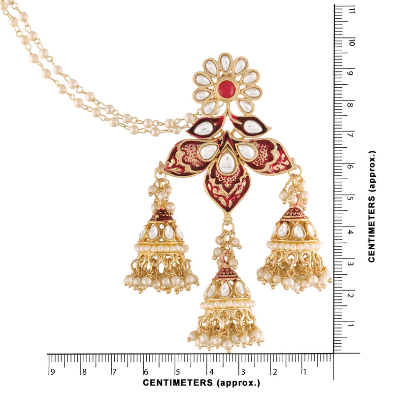 Eliza Maroon Earrings