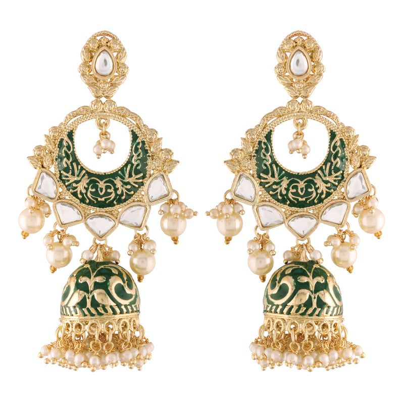 Erina Green Earrings