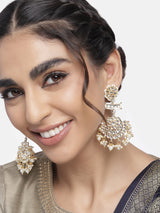 Sonam White Earrings