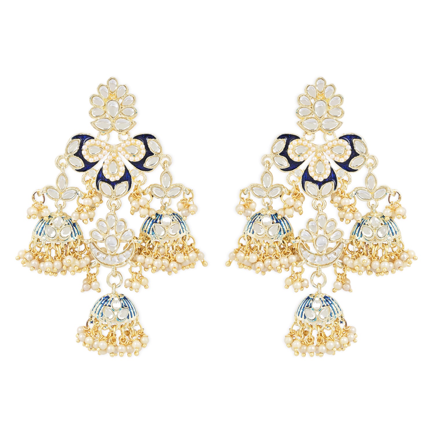Lubna Blue Earrings