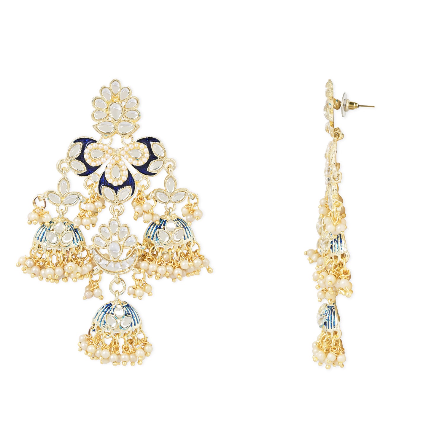 Lubna Blue Earrings