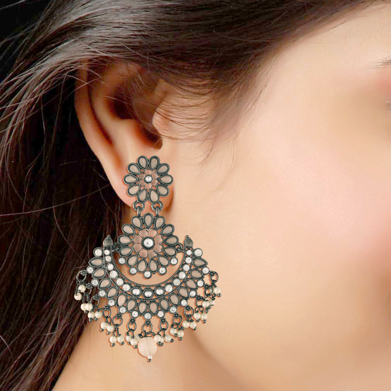 Kanish Peach Earrings