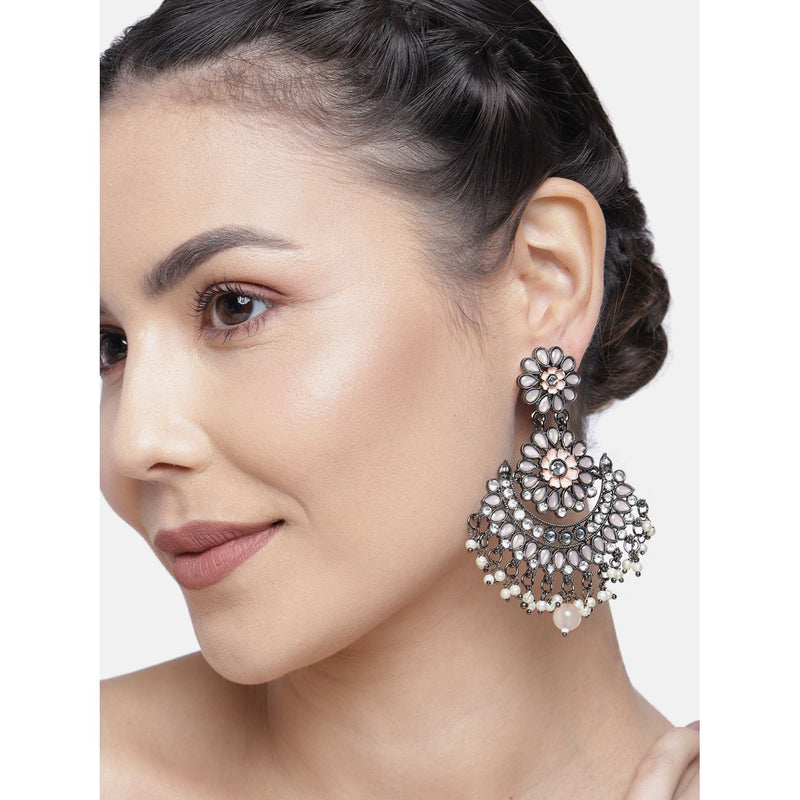 Kanish Peach Earrings