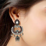 Gaurika Maroon Earrings