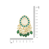 Farha Green Earrings