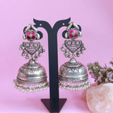 oxidised earring , kundan , ghungroo, pearls 