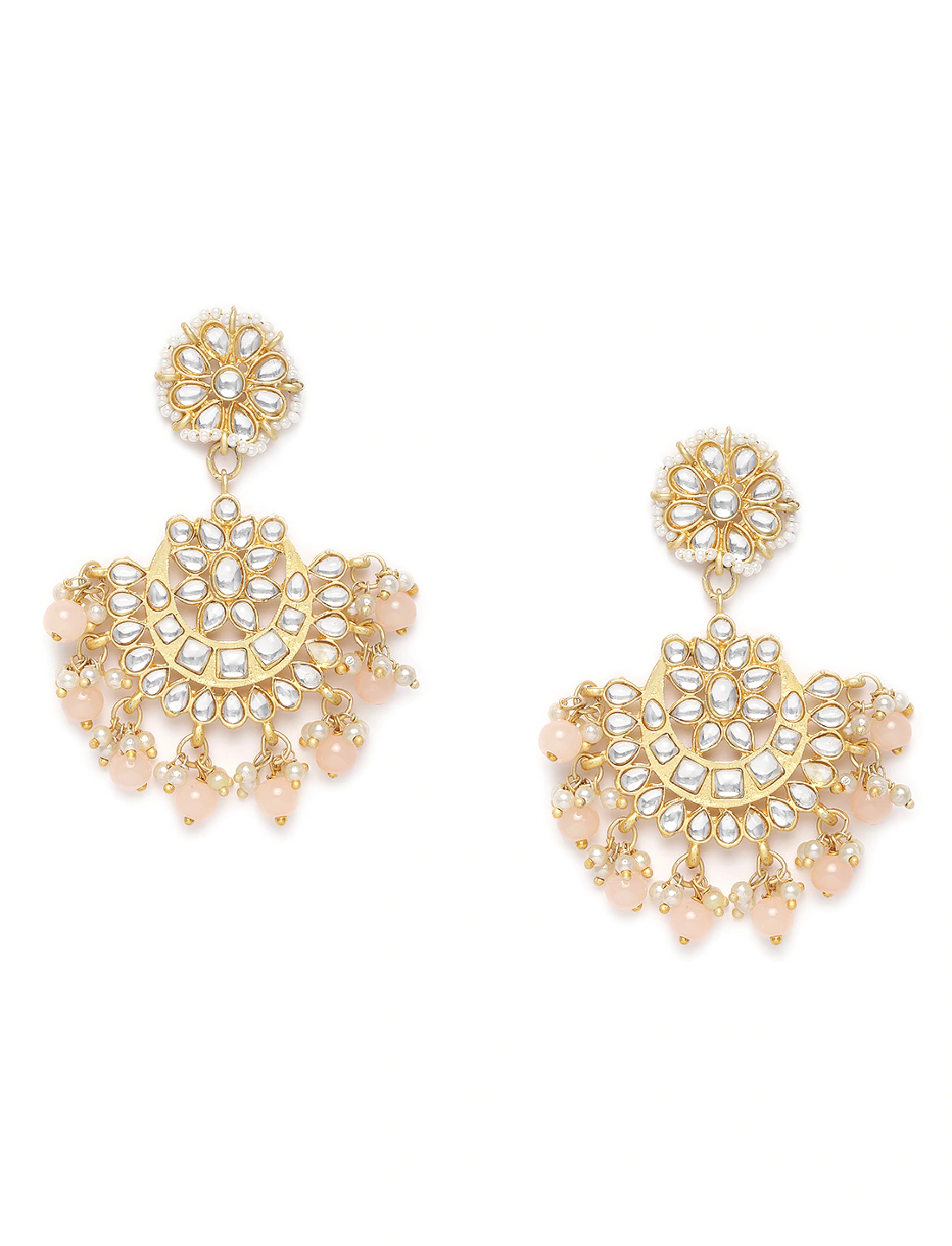 Sadika Peach Earrings