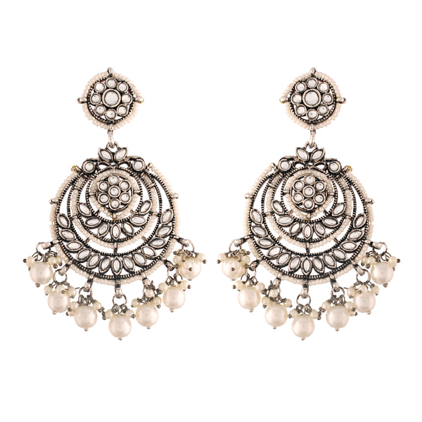 Malika Oxidised Earrings
