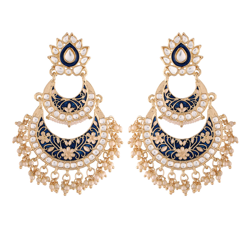 Mumtaz Blue Earrings