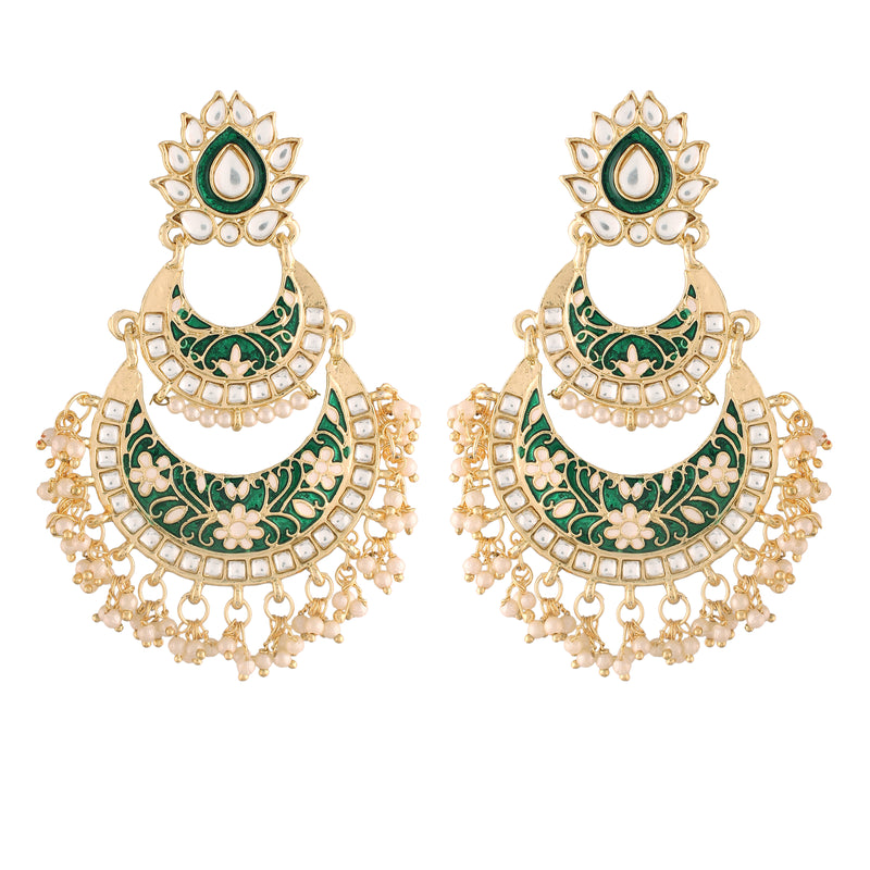 Mumtaz Green Earrings
