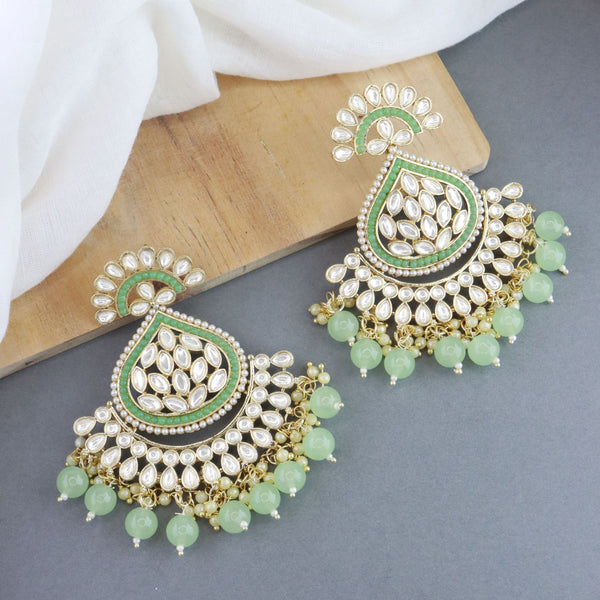 'Mahnoor' Mint Earrings