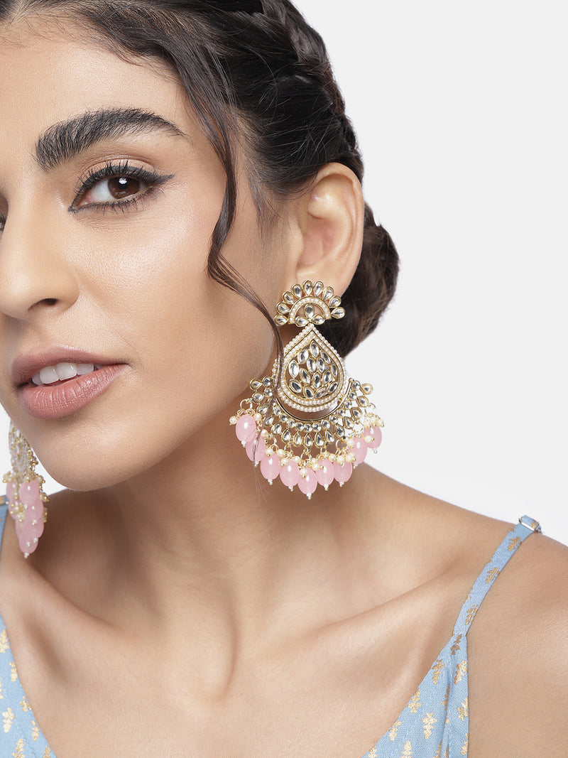 'Jumana' Pink Earrings