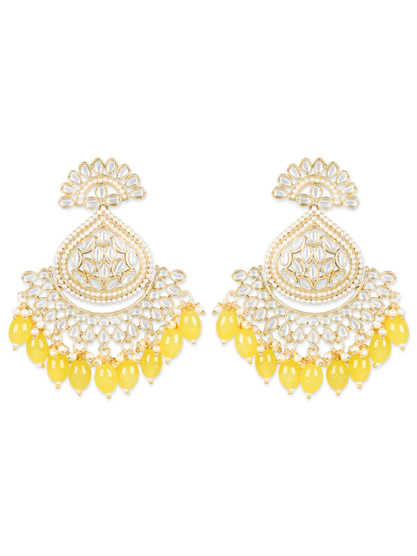 'Jumana' Yellow Earrings