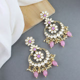 'Aahna' Pink Earrings