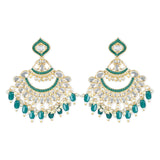 'Nausheen' Green Earrings