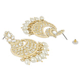 Pranjali White Earrings