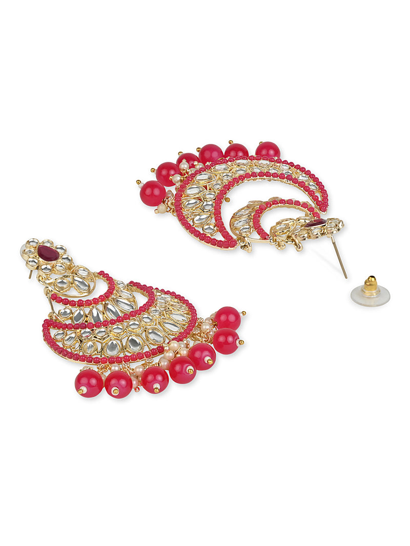 Priyanshi Pink Earrings