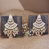 Ruksana Peach Earrings