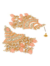 Ruksana Peach Earrings