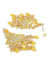 Ruksana Yellow Earrings