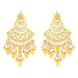 Ruksana Yellow Earrings