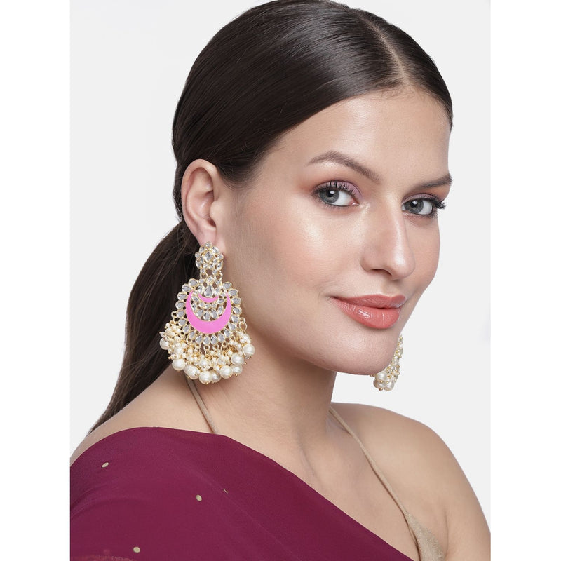 Mansi pink earring