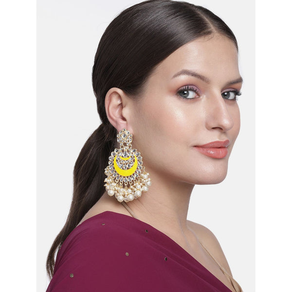 Mansi yellow earring