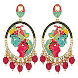 Vamika Pink Earrings