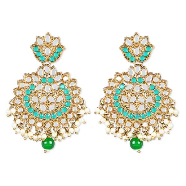 Anupa Green Earrings