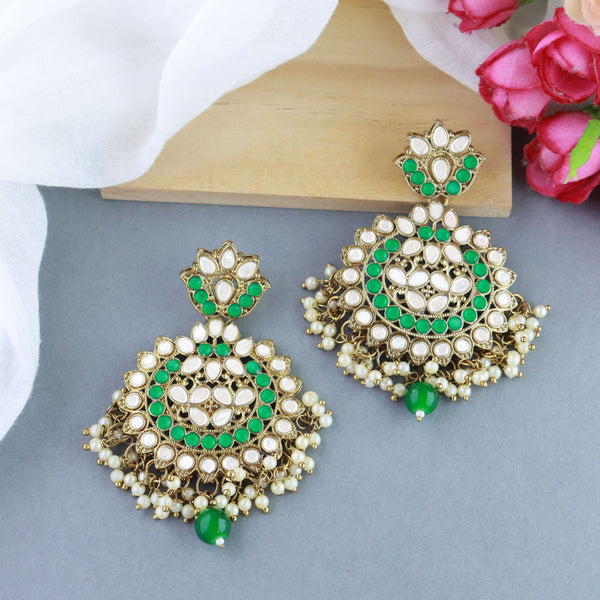 Anupa Green Earrings