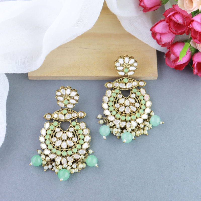 Jaanvi Mint Earrings