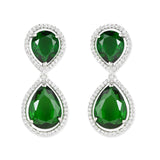Rozy Green Earrings