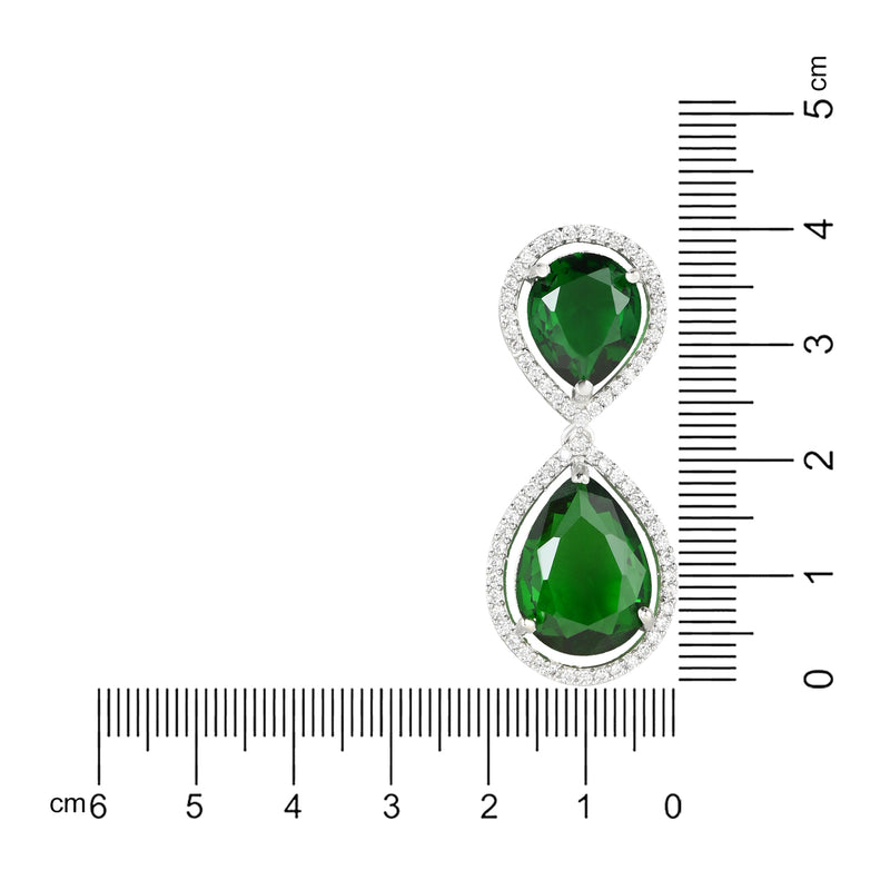 Rozy Green Earrings
