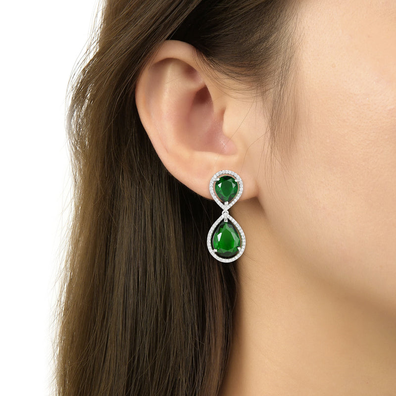 Rozy Green Earrings