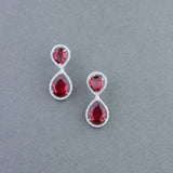 Rozy Red Earrings