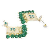 Mehar Green Earrings
