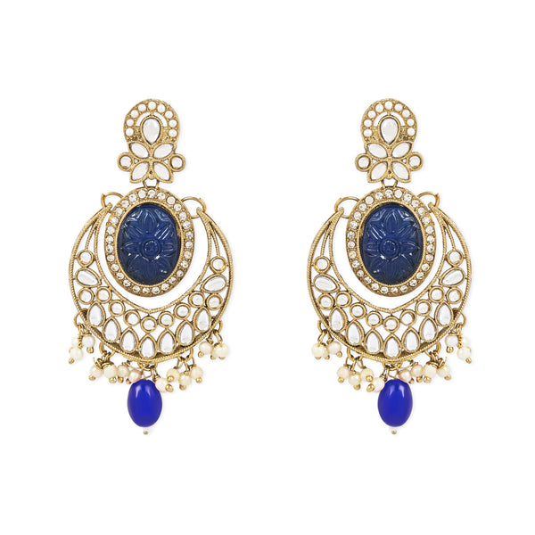 Nivisha Blue Earrings