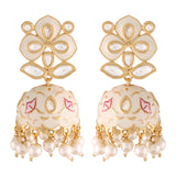 Sumbul White Earrings