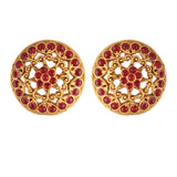 Yashica Maroon Earrings