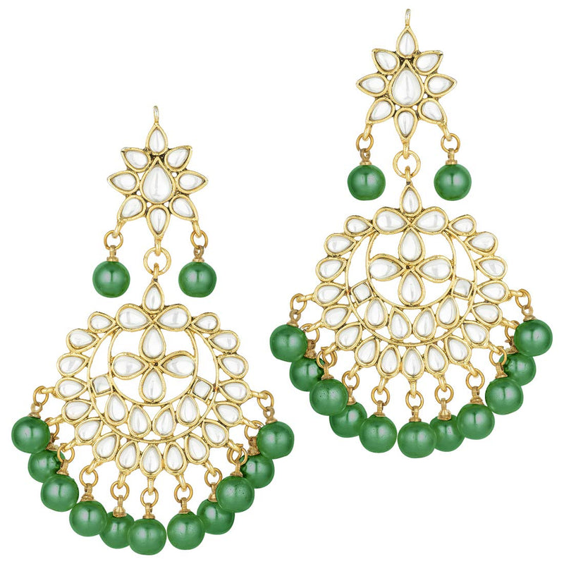Nandika Green Earrings