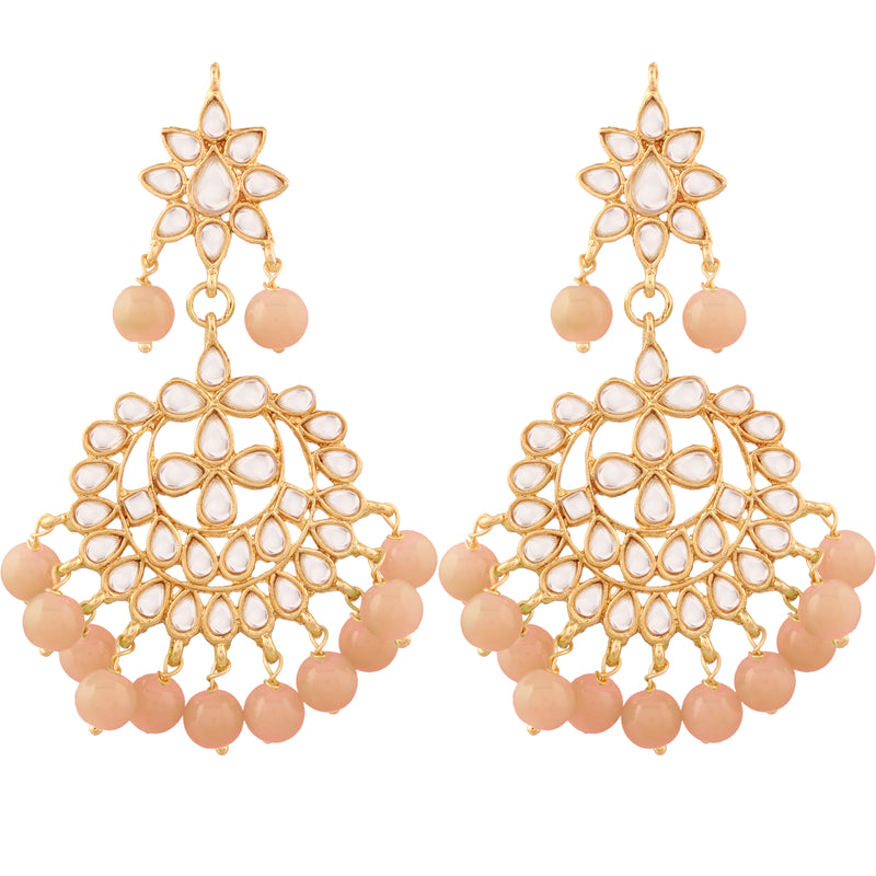 Nandika Peach Earrings