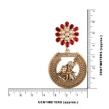 Radhe Krishna Floral Earrings