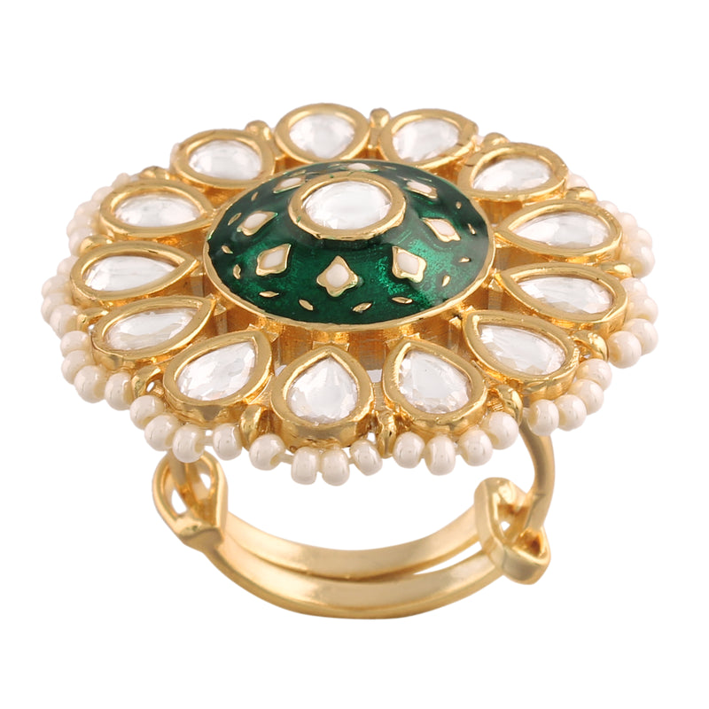 MEHAK Green ring